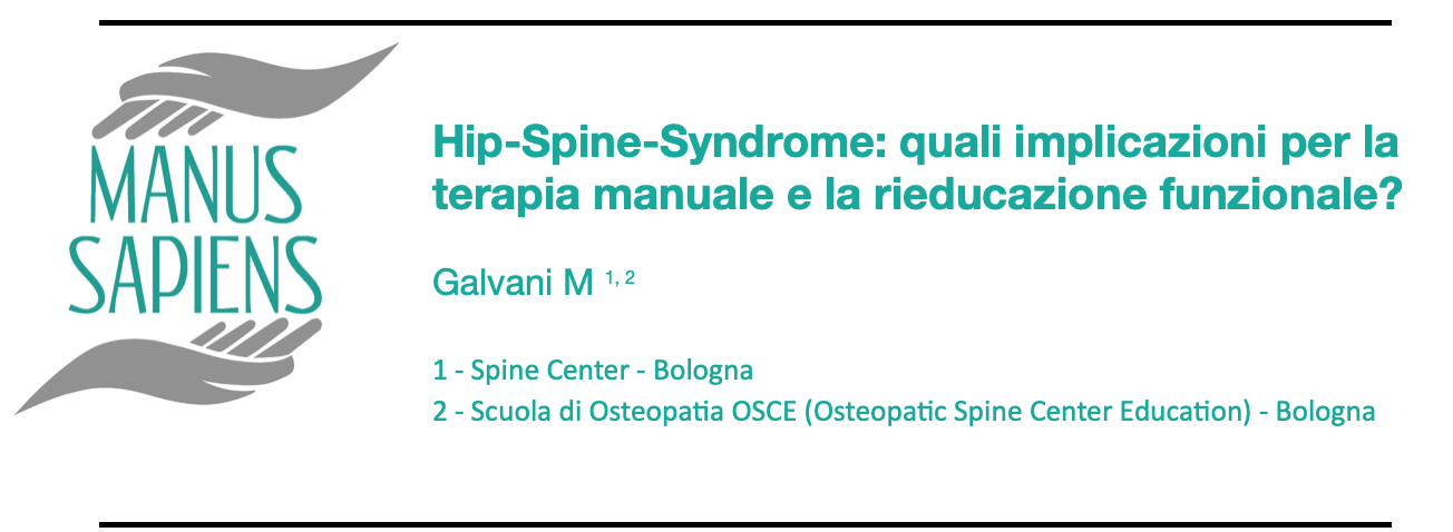 Hip Spine Syndrome
